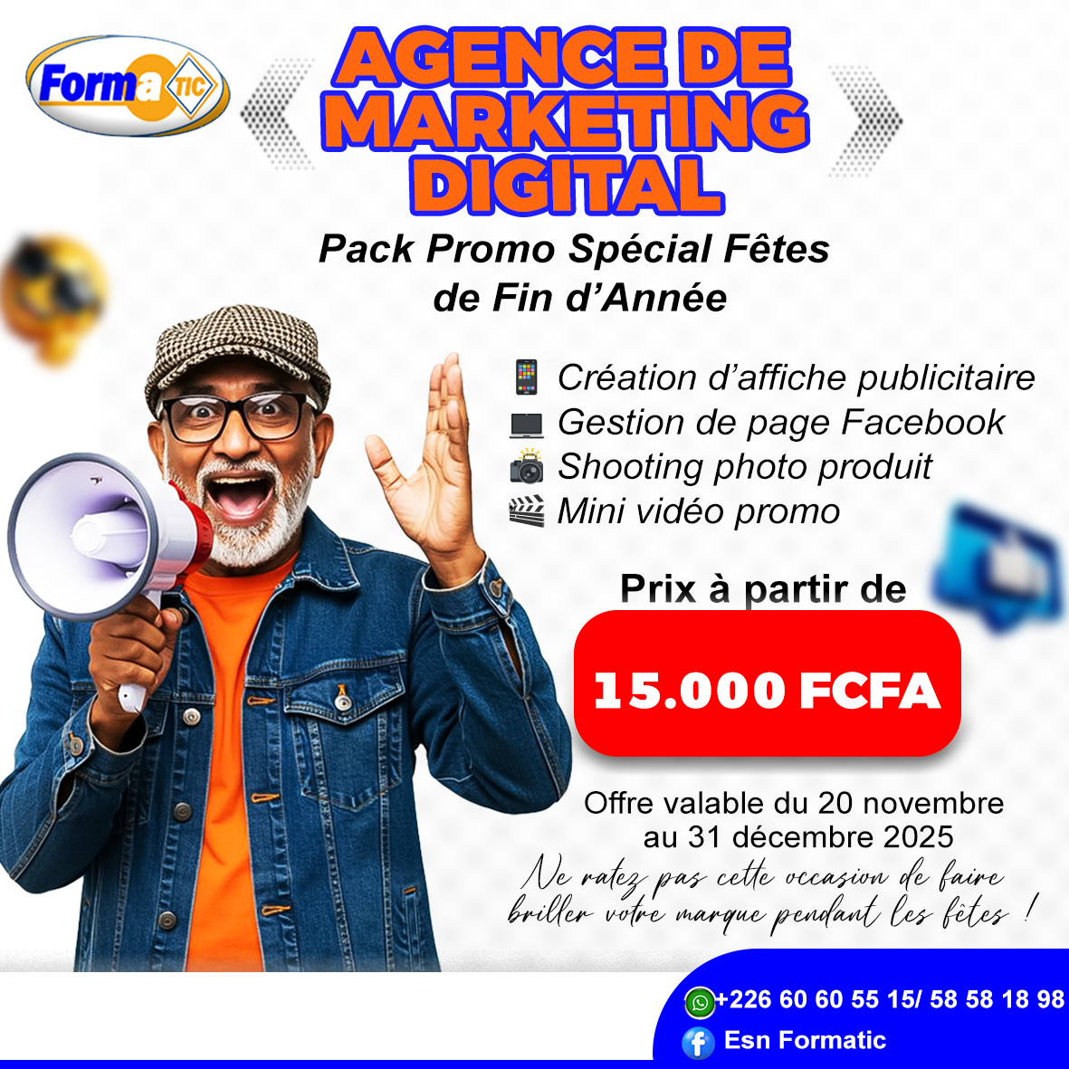 Creation graphique pour Affiche de formation par Golden Design