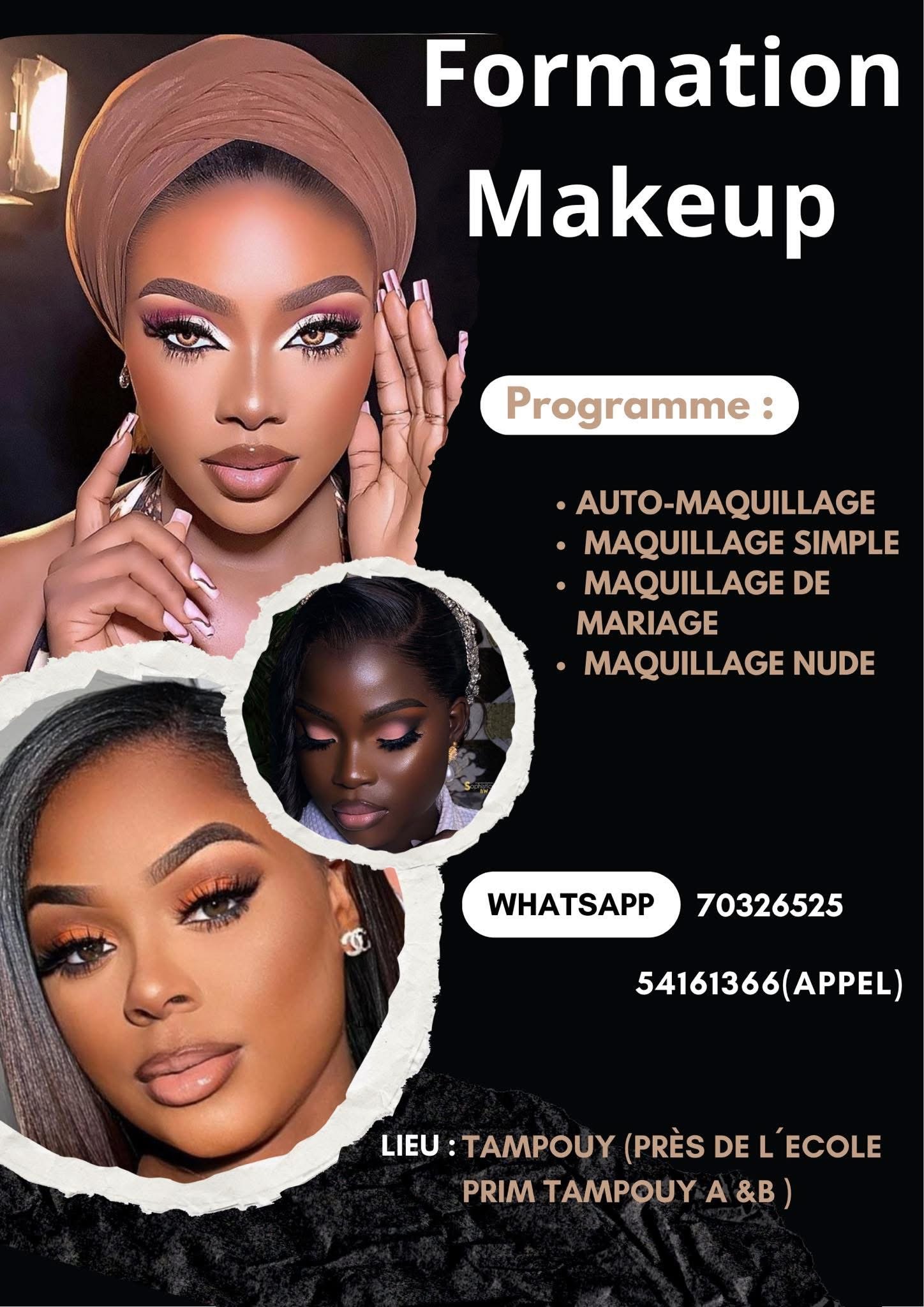 Affiche Formation en Makeup