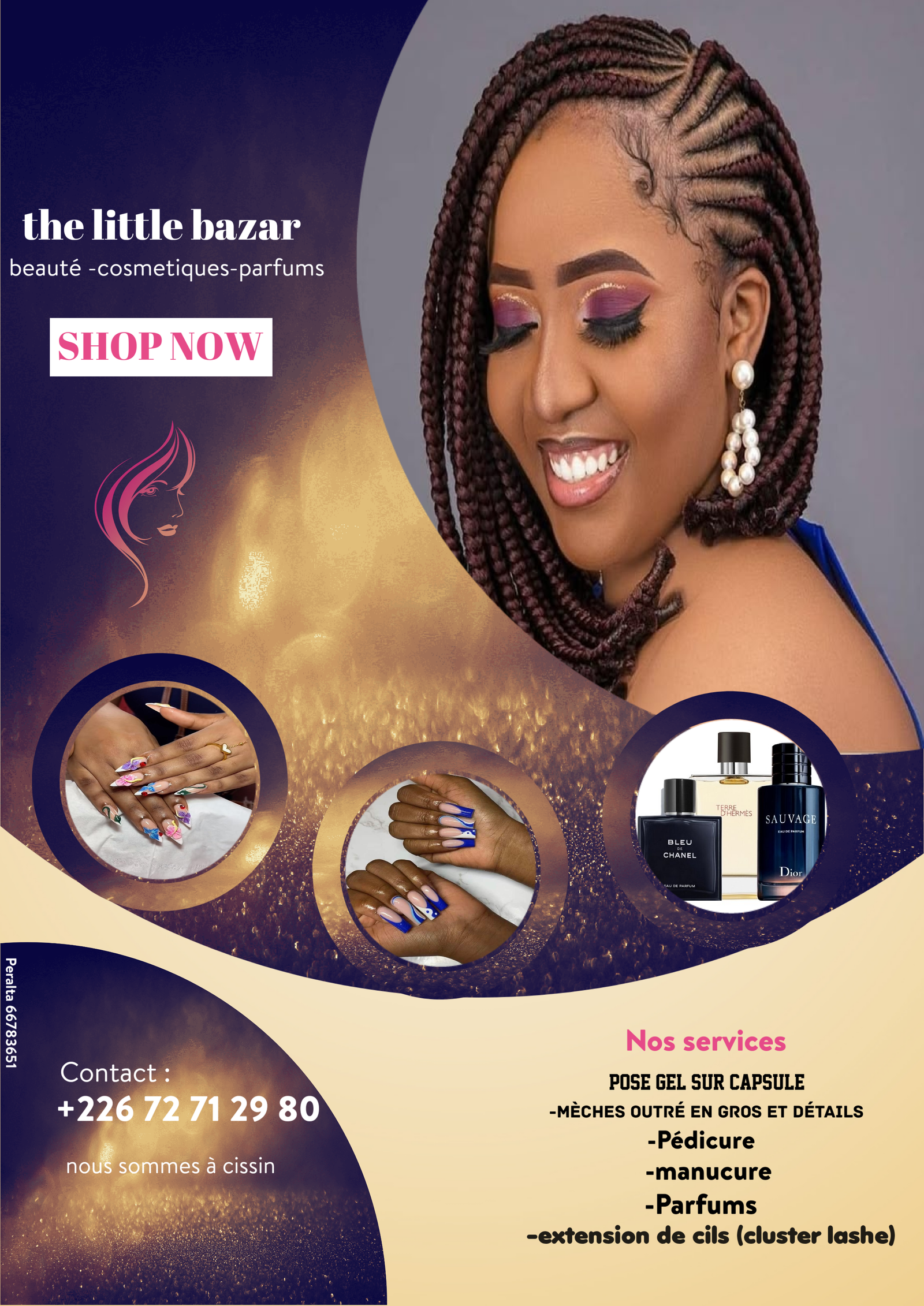 Affiche pour un salon de coiffure