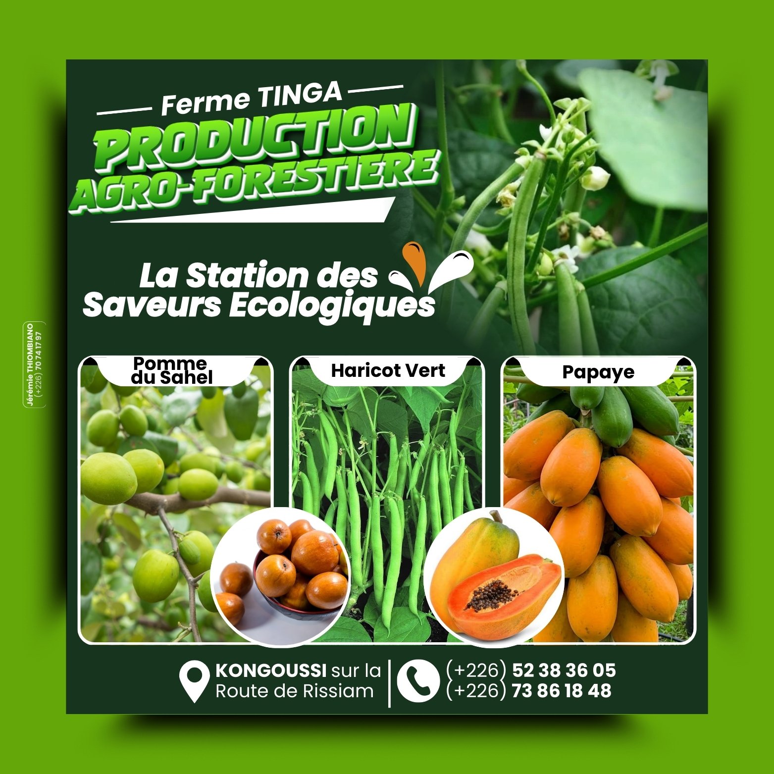 Creation graphique pour Affiche Commerciale par Golden Design