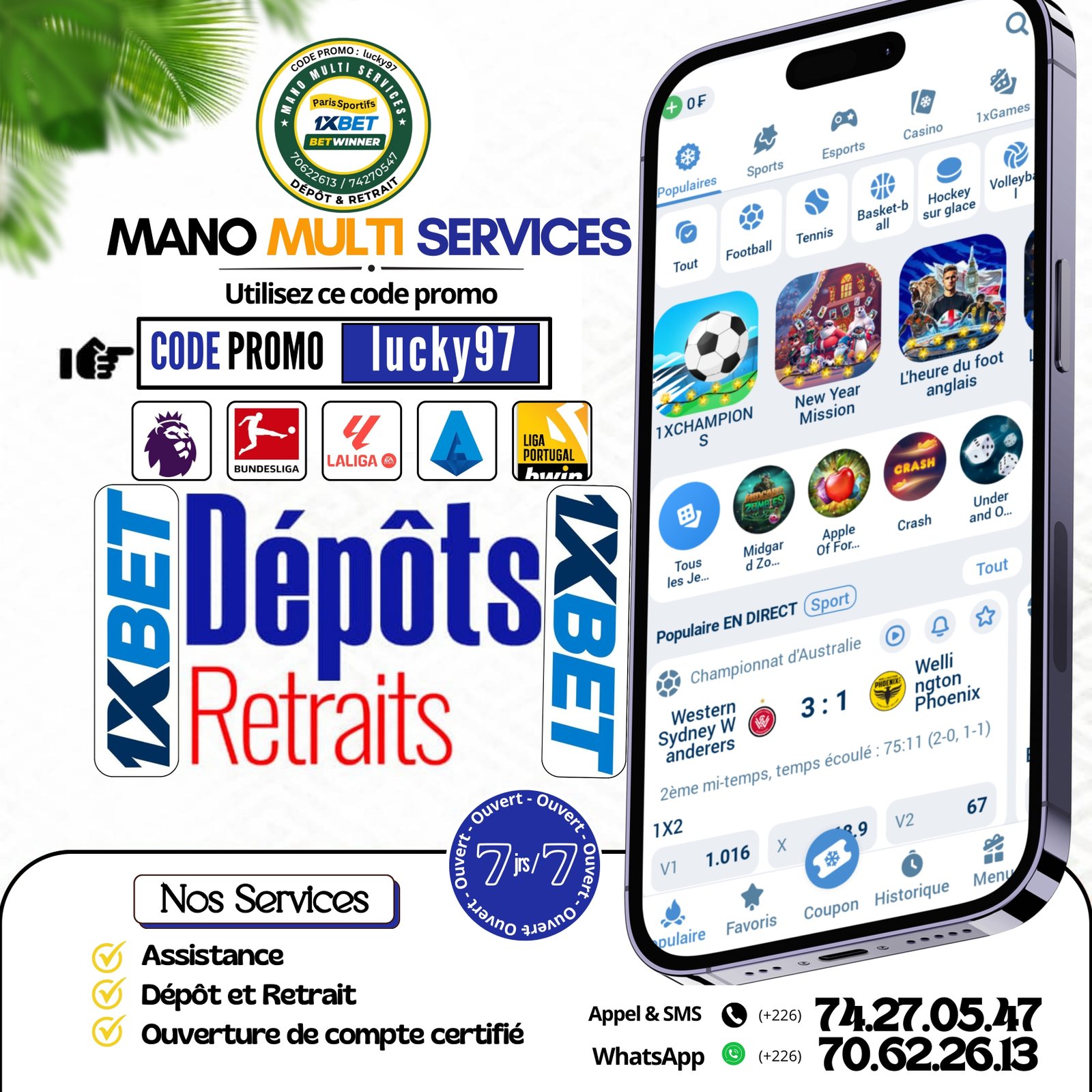 Creation graphique pour Affiche Sportive par Golden Design