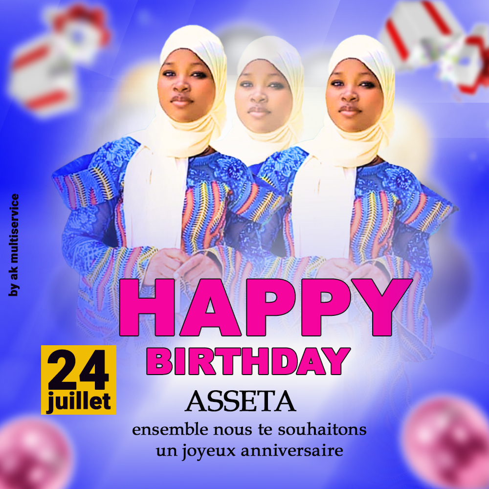 Affiche d'anniversaire