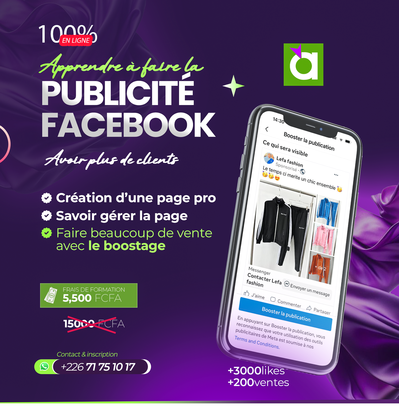 Creation graphique pour Affiche par Golden Design