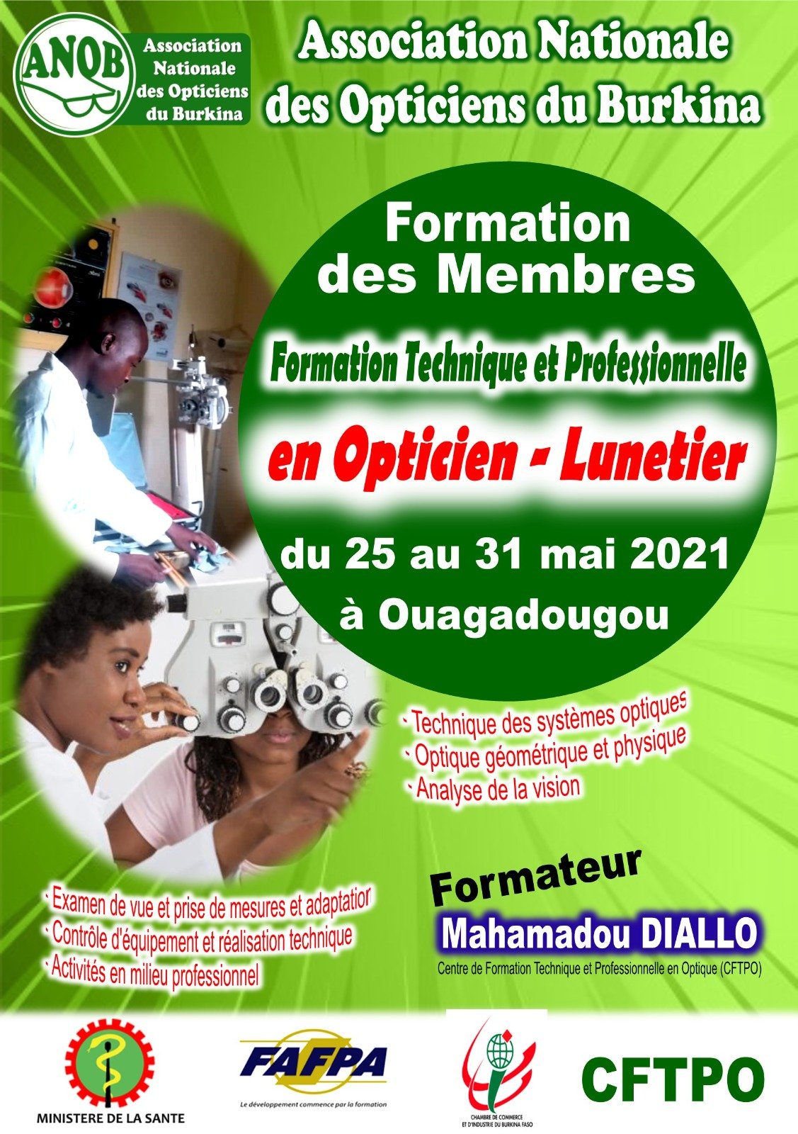 Creation graphique pour Affiche de formation par Golden Design