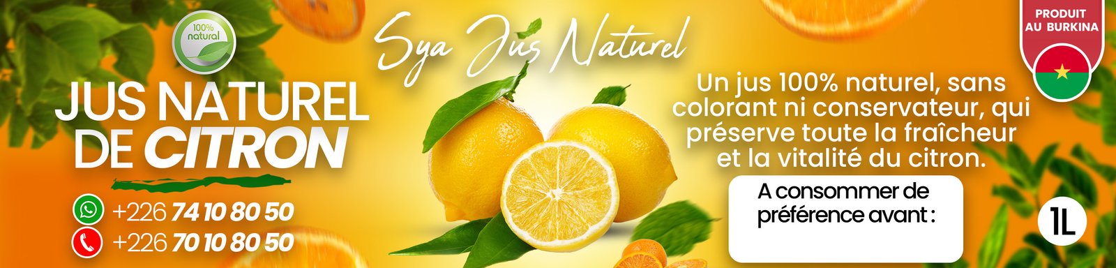 Création d’étiquette de jus professionnelle et attrayante