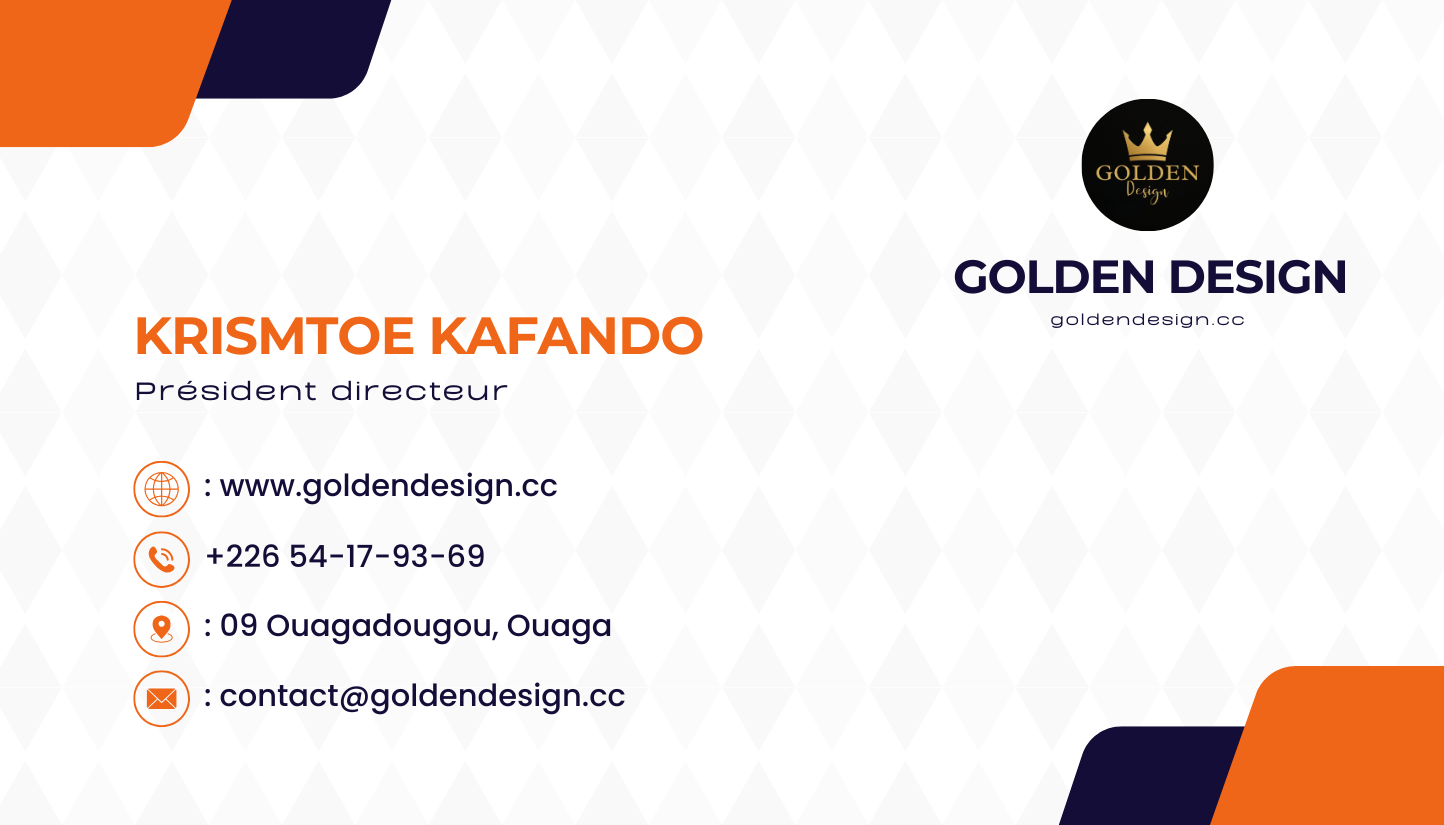 Cartes de Visite : "Identité Signature" (Recto/Verso)